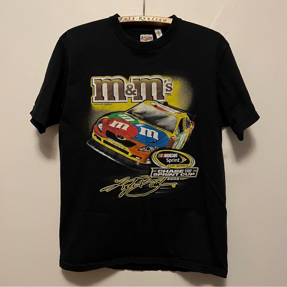 Chase Authentics NASCAR Sprint Cup‎ 2008 M&Ms Kyle Busch T-Shirt Size M Vintage